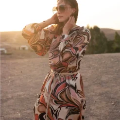 Summum - Jurk - Print - Multicolour - 38 -Trendy Meid Verkoop 1081x1200