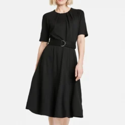 GERRY WEBER Dames Jurk Met A-lijn Schwarz-40 -Trendy Meid Verkoop 1154x1200 3