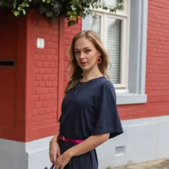 ICHI - Jurk Mafa - Donkerblauw - Total Eclipse - Maat L -Trendy Meid Verkoop 1200x1200 224