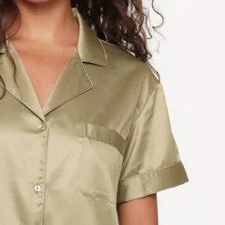 LingaDore Satijn Pyjama Jurk - 6801PD - Olijf - 4XL -Trendy Meid Verkoop 1200x1200 693