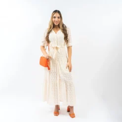 Silvian Heach Polik Lange Jurk