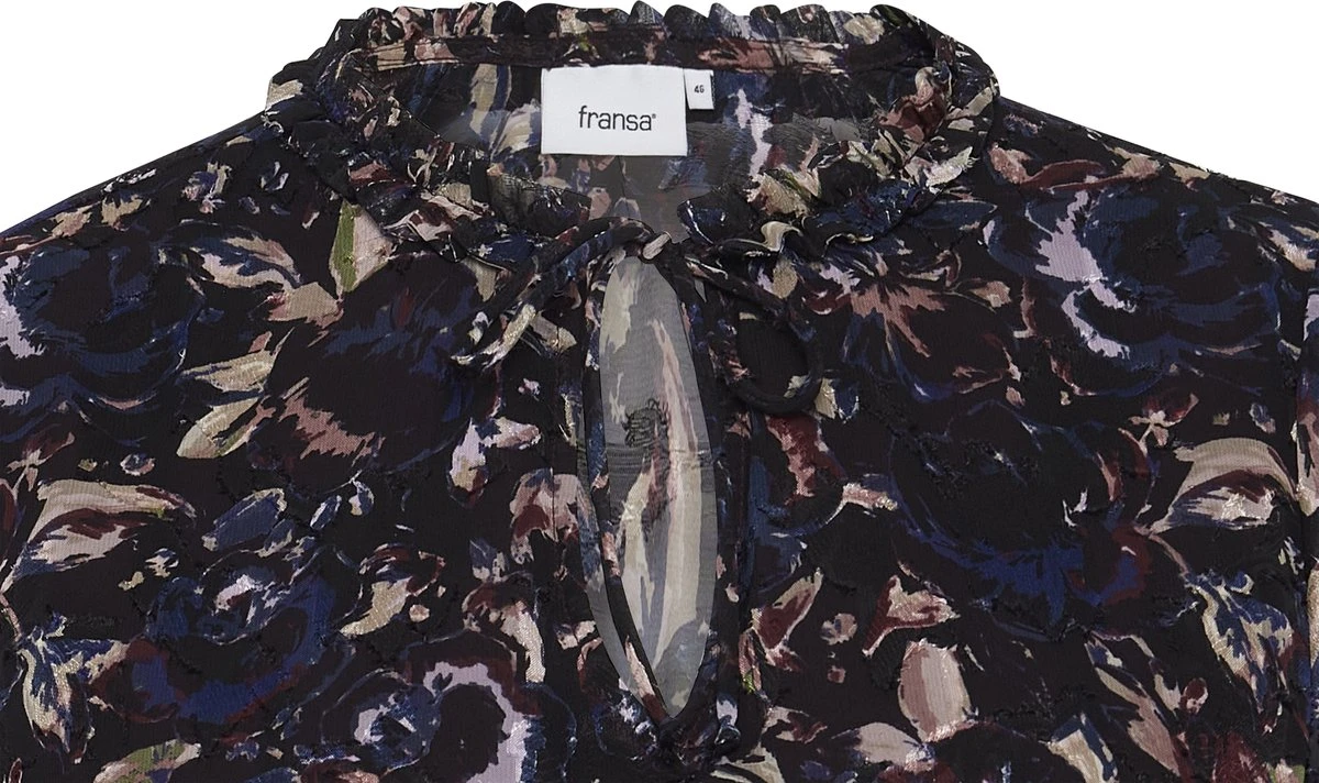 Fransa Plus FPCILLE DR 1 Dames Jurk - Maat 52 3 Fransa Plus FPCILLE DR 1 Dames Jurk - Maat 52 - Afbeelding 3