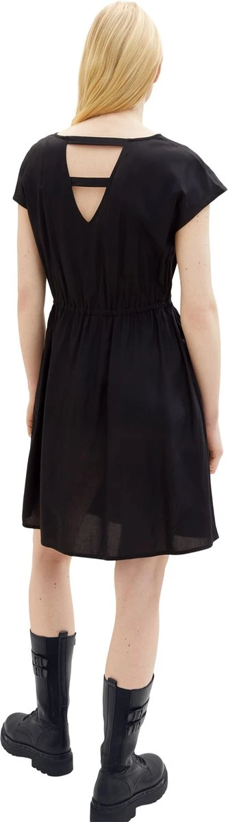 TOM TAILOR Easy Viscose Dress Dames Jurk - Maat M 4 TOM TAILOR Easy Viscose Dress Dames Jurk - Maat M - Afbeelding 4