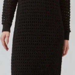 Zwarte Lange Crochet Jurk Camden - Modstrom - Maat XS -Trendy Meid Verkoop 339x1200 1