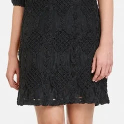 TAIFUN Dames Kanten Jurk Schwarz-42 -Trendy Meid Verkoop 342x1200