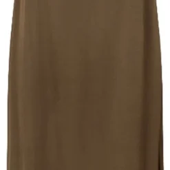 Donkergroene Lange Satijnen Jurk Carwyn - Modstrom - Maat XS