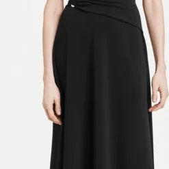 GERRY WEBER Dames Jurk Met A-lijn Schwarz-40 -Trendy Meid Verkoop 391x1200 1