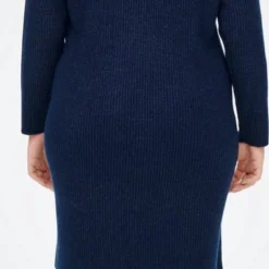 ONLY CARMAKOMA CARFIA KATIA L/S DRESS KNT Dames Jurk - Maat XL-54 -Trendy Meid Verkoop 398x1200 1