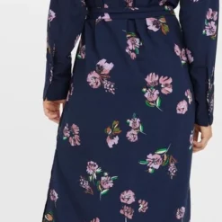 Vero Moda Jurk Vmlydia Ls Calf Shirt Dress Wvn 10278874 Navy Blazer Dames Maat - M -Trendy Meid Verkoop 414x1200 1