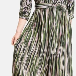 GERRY WEBER Dames Jurk Met A-lijn Ecru/Weiss/Grün Druck-34 -Trendy Meid Verkoop 424x1200 4