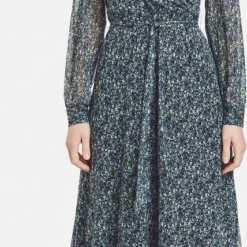 GERRY WEBER Dames Maxi-jurk Blau/Grün Druck-40 -Trendy Meid Verkoop 428x1200 1