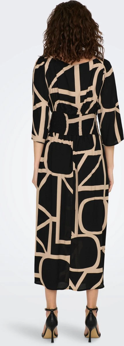 ONLY ONLAVA 3/4 MIDI DRESS PTM Dames Jurk - Maat M 5 ONLY ONLAVA 3/4 MIDI DRESS PTM Dames Jurk - Maat M - Afbeelding 5