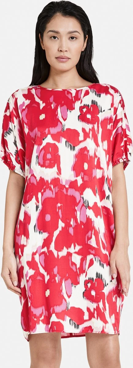 TAIFUN Dames Jurk Rose Kiss Gemustert-44 1 TAIFUN Dames Jurk Rose Kiss Gemustert-44