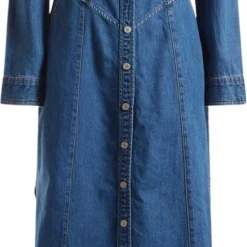 Guess Vivi Dames Jurk - Denim - Maat S