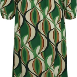 Cassis Lange Jurk In Viscose Met Etnisch Motief -Trendy Meid Verkoop 438x1200 2