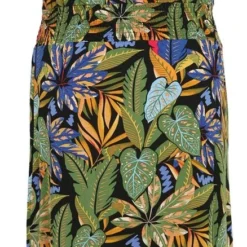 Paprika Lange Jurk In Viscose Met Hawai Print En Smalle Schouderbandjes -Trendy Meid Verkoop 438x1200 7