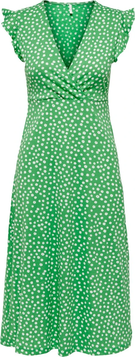 ONLY OLMMAY S/L WRAP MIDI DRESS JRS Dames Jurk - Maat S 1 ONLY OLMMAY S/L WRAP MIDI DRESS JRS Dames Jurk - Maat S