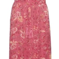 Vero Moda Jurk Vmsilo Ss 7/8 Dress Wvn Btq 10286028 Pink Yarrow/silo Dames Maat - XS