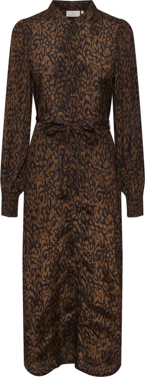 Kaffe KAflorina Shirt Dress Dames Jurk - Maat 36 1 Kaffe KAflorina Shirt Dress Dames Jurk - Maat 36
