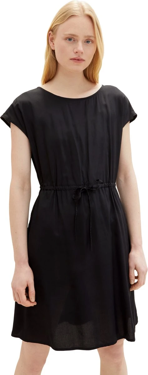 TOM TAILOR Easy Viscose Dress Dames Jurk - Maat M 5 TOM TAILOR Easy Viscose Dress Dames Jurk - Maat M - Afbeelding 5