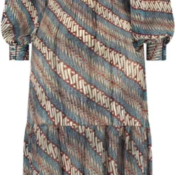 Ibana Dames Jurk / Dames Kleding - Donna Print Lurex - Blauw Combi - Maat 36 7 Ibana Dames Jurk / Dames Kleding - Donna Print Lurex - Blauw Combi - Maat 36 -Trendy Meid Verkoop 475x1200 2