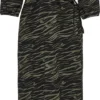 ONLY ONLOVA 3/4 MID CALF WRAP DRESS JRS Dames Jurk - Maat M