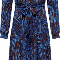 ONLY ONLALMA LIFE POLY EMILY SHIRT DRESS AOP Dames Jurk - Maat S