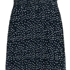 Paprika Lange Plisséjurk Met Hartjesmotief En Smokwerk -Trendy Meid Verkoop 484x1200