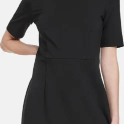 TAIFUN Dames Sheath Jurk Schwarz-48