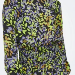 Only Jurk Onlalora L/s Smock Dress Ptm 15271633 Black/town Flowe Dames Maat - M -Trendy Meid Verkoop 491x1200 7