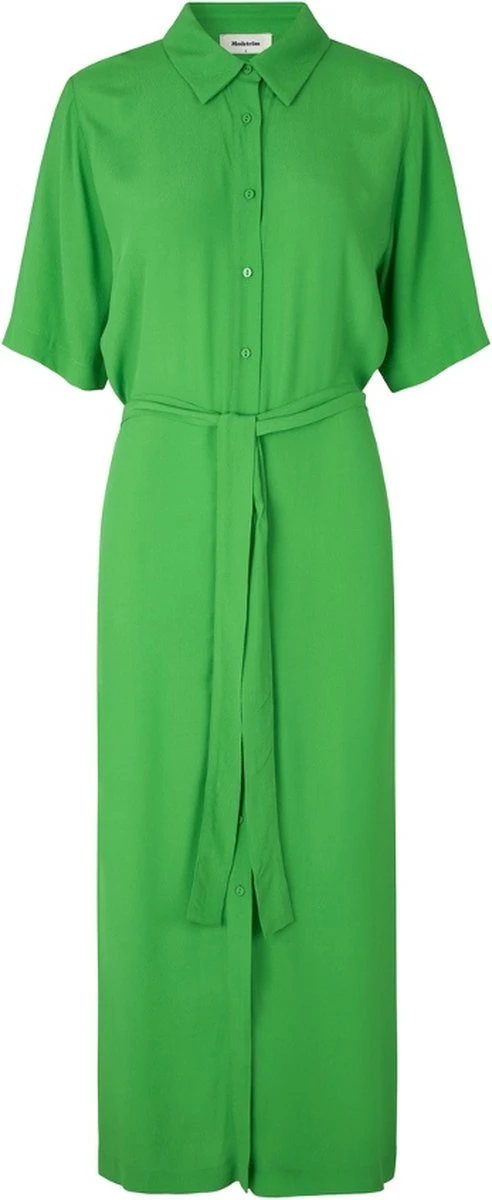 Groene Midi-jurk Cash - Modstrom - Maat M 1 Groene Midi-jurk Cash - Modstrom - Maat M