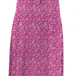 Only Jurk Onlnova Life S/s Kai Long Dress Aop 15283529 Verry Berry/354 Mono F Dames Maat - L