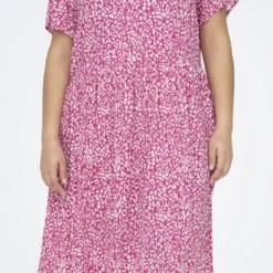 ONLY CARMAKOMA ONLY Jurk CARSIRINA Fijne Print