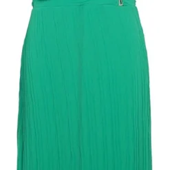 Promiss Halflange, Effen Plisséjurk Met Wikkelkraag En Juweelriem -Trendy Meid Verkoop 503x1200 2