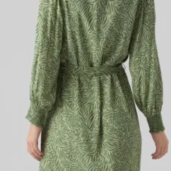 Vero Moda Jurk Vmsara Ls Calf Shirt Dress Wvn 10282451 Reseda/sara Dames Maat - L -Trendy Meid Verkoop 505x1200 2