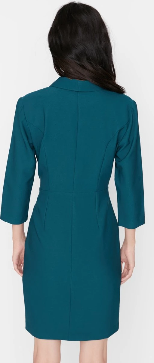 Trendyol Vrouwen Standaard Mouw Cache-coeur A-lijn Jurk 6 Trendyol Vrouwen Standaard Mouw Cache-coeur A-lijn Jurk - Afbeelding 6