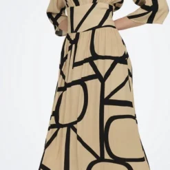 ONLY ONLAVA 3/4 MIDI DRESS PTM Dames Jurk - Maat S -Trendy Meid Verkoop 513x1200 16