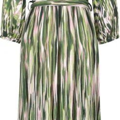 GERRY WEBER Dames Jurk Met A-lijn Ecru/Weiss/Grün Druck-46 -Trendy Meid Verkoop 513x1200 6