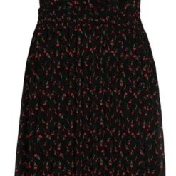 Paprika Lange Plisséjurk Met Tulpenmotief -Trendy Meid Verkoop 514x1200 4