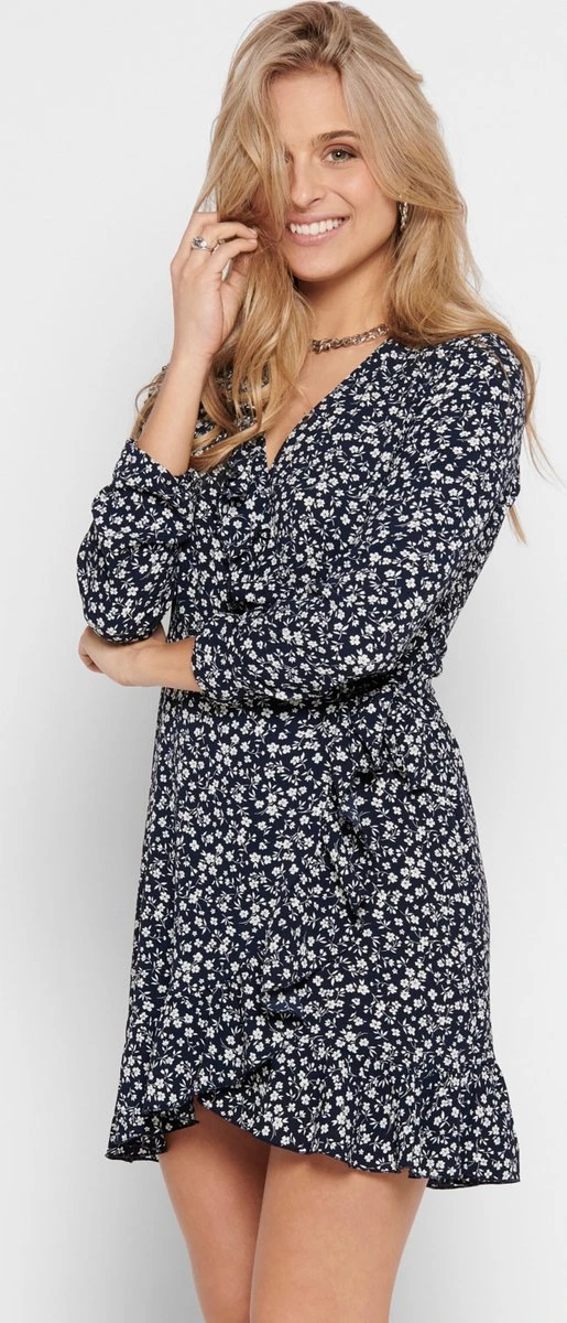 ONLY ONLCARLY L/S WRAP SHORT DRESS NOOS WVN Dames Jurk - Maat 38 17 ONLY ONLCARLY L/S WRAP SHORT DRESS NOOS WVN Dames Jurk - Maat 38 - Afbeelding 17