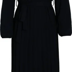 Cassis Lange, Effen Plisséjurk Met Riem 12 Cassis Lange, Effen Plisséjurk Met Riem -Trendy Meid Verkoop 518x1200 1