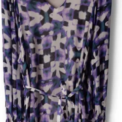 Freebird Wv-aop-ethnic-vis-23- Jurken Dames - Kleedje - Rok - Jurk - Paars - Maat S -Trendy Meid Verkoop 520x1200 2