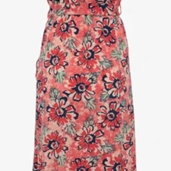 TwoDay Dames Maxi Jurk Bloemenprint Rood - Maat M -Trendy Meid Verkoop 521x1200 3