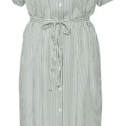 VERO MODA VMBUMPY SS CALF SHIRT DRESS NOOS Dames Jurk - Maat XS