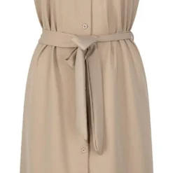 Zoso Jurk Mason Crepe Fabric Dress 231 0007 Sand Dames Maat - XXL