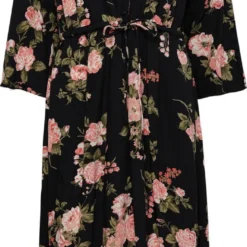 PIECES PCNYA 3/4 MIDI DRESS BC Dames Jurk - Maat S