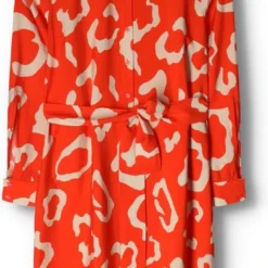 Object Jacira Tilda L/s Shirt Dress Jurken Dames - Rok - Jurk - Koraal - Maat 36 -Trendy Meid Verkoop 534x1200 9