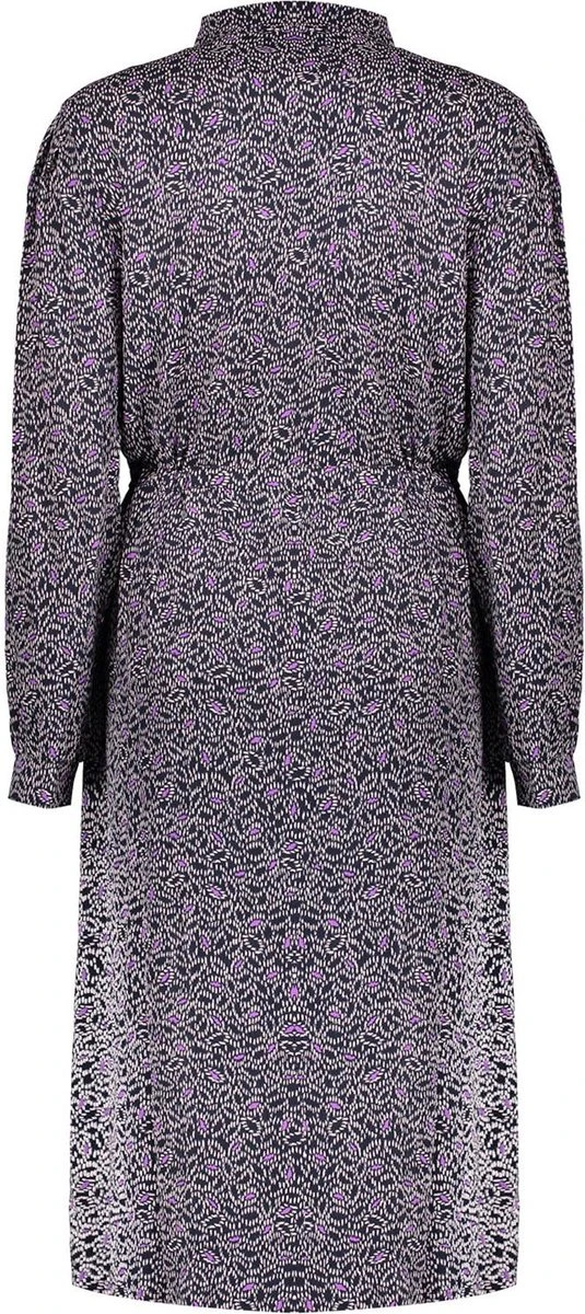 Geisha Jurk Shirtdress Grafische Floral Print 27845 20 Black/lilac Dames Maat - L 2 Geisha Jurk Shirtdress Grafische Floral Print 27845 20 Black/lilac Dames Maat - L - Afbeelding 2