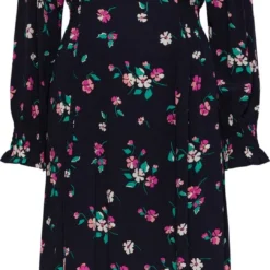 PIECES PCNIKITA LS MIDI DRESS BC Dames Jurk - Maat L