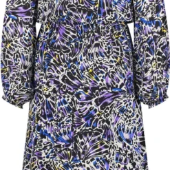 GERRY WEBER Dames Chiffon Jurk Ecru/Weiss/Blau Druck-40 -Trendy Meid Verkoop 542x1200 1